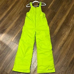 Columbia unisex Snowslope II Snow Bibs Snowpants, Size M (10/12)